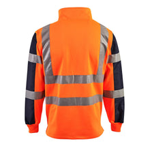 Load image into Gallery viewer, SUPERTOUCH HI VIS 2 TONE ORANGE RUGBY SHIRT