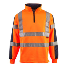 Load image into Gallery viewer, SUPERTOUCH HI VIS 2 TONE ORANGE RUGBY SHIRT