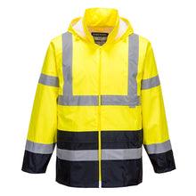 Load image into Gallery viewer, Portwest H443 - Hi-Vis Classic Contrast Rain Jacket