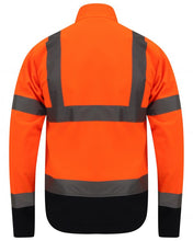 Load image into Gallery viewer, KAPTON WORKWEAR HV-602 HI VIS TWO TONE SOFT SHELL JACKET