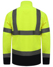 Load image into Gallery viewer, KAPTON WORKWEAR HV-602 HI VIS TWO TONE SOFT SHELL JACKET