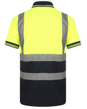 Load image into Gallery viewer, KAPTON WORKWEAR HIGH VIS TWO-TONE SHORT SLEEVE POLO SHIRT
