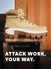 Load image into Gallery viewer, Caterpillar Workwear Men's Invader Hiker Lace Up Leather Safety Boots