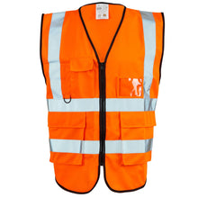 Load image into Gallery viewer, SUPERTOUCH HI VIS YELLOW 2 TONE EXECUTIVE VEST