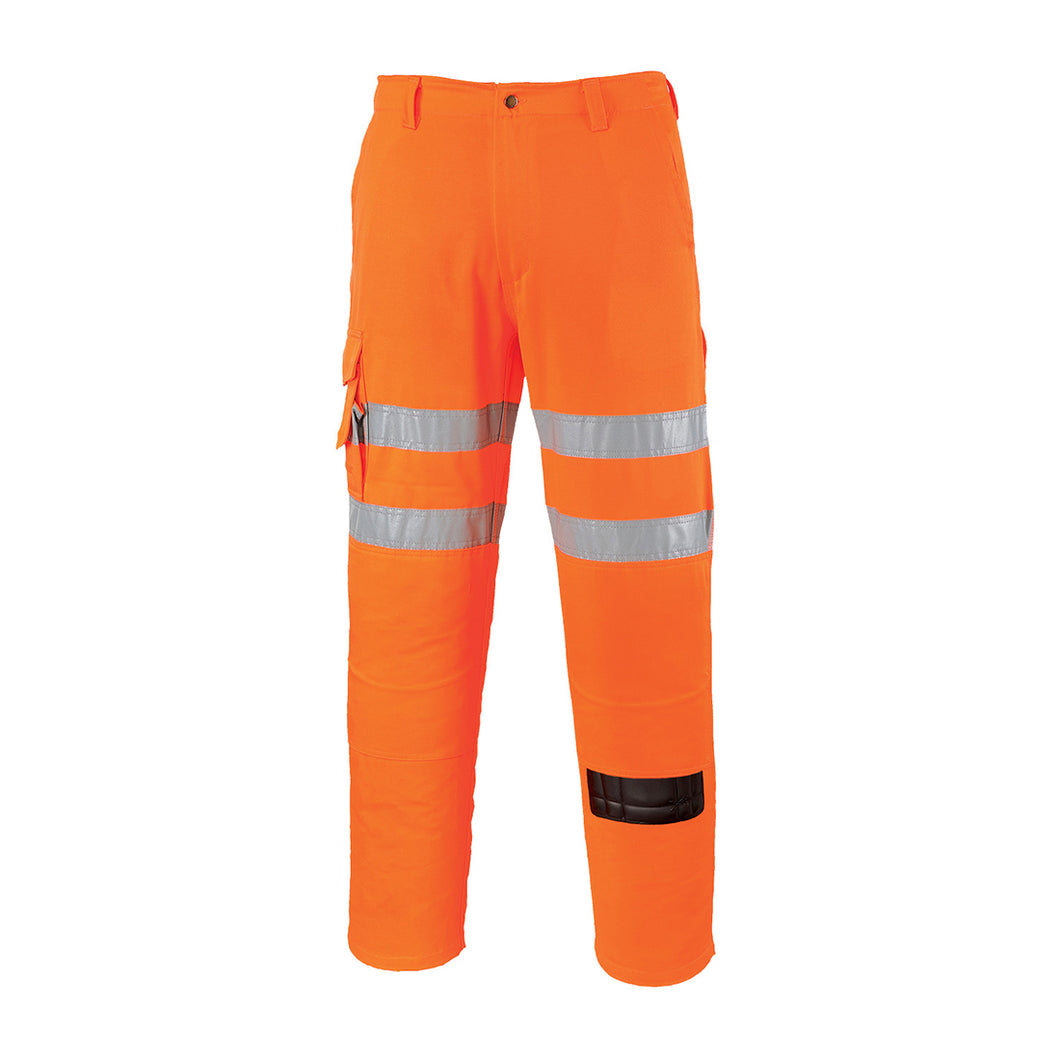Portwest RT46 - Rail Combat Trouser Orange