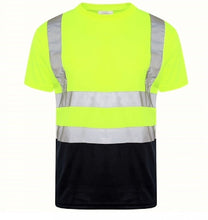Load image into Gallery viewer, HIGH VISIBILITY TWO-TONE CREW NECK T-SHIRT
