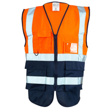 Load image into Gallery viewer, SUPERTOUCH HI VIS YELLOW 2 TONE EXECUTIVE VEST
